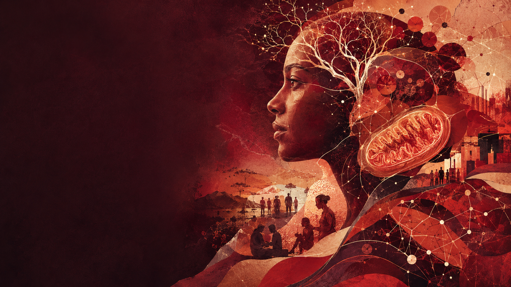 An interdisciplinary landscape connecting mitochondria, neural systems, people, technology, and collective life